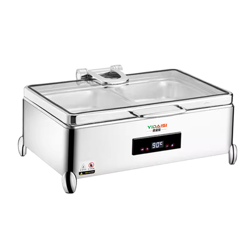 意黛斯 保温餐炉 长方形液压餐炉不锈钢透视窗口 中端款 YDS-JRBFLXC-9