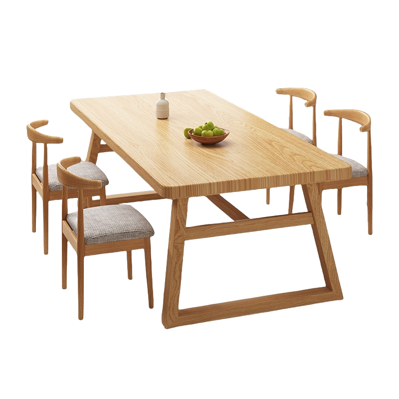 沣涢 餐桌椅组合 一桌四椅 套