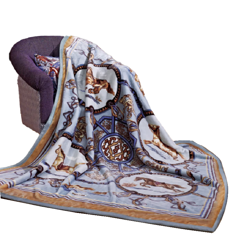 富安娜 双人多功能舒睡毯 单层舒柔毯 汉诺威 180*200cm