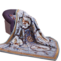 富安娜 双人多功能舒睡毯 单层舒柔毯 汉诺威 180*200cm