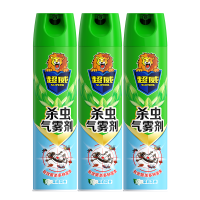 超威杀虫气雾剂茉莉花香300ml*3瓶有效驱杀多种害虫