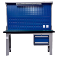 依韵珂工具桌+吊二抽+双挂板2100*750*800mm张