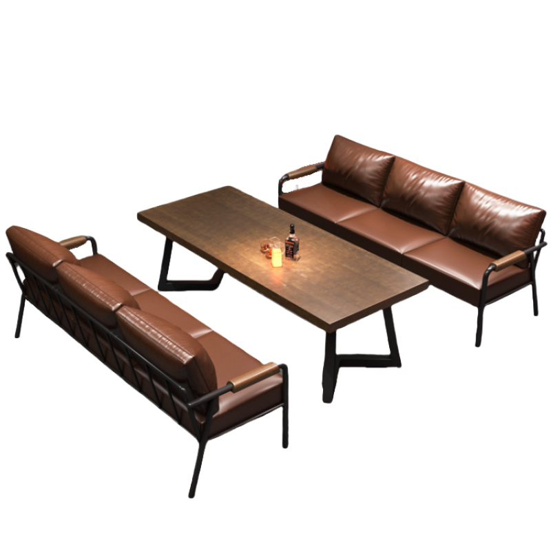 桃锦堂休闲沙发6人套