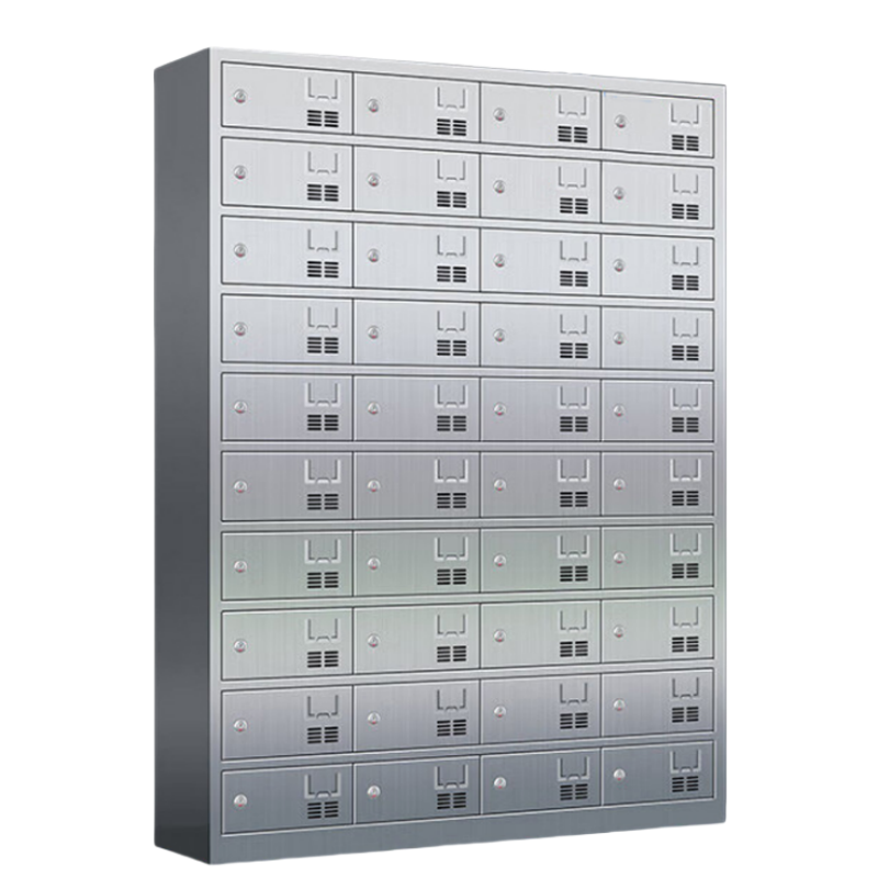 攸形不锈钢餐盘柜40门钥匙款1350*400*1800mm台