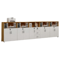 蕃蒂书柜九门三抽台