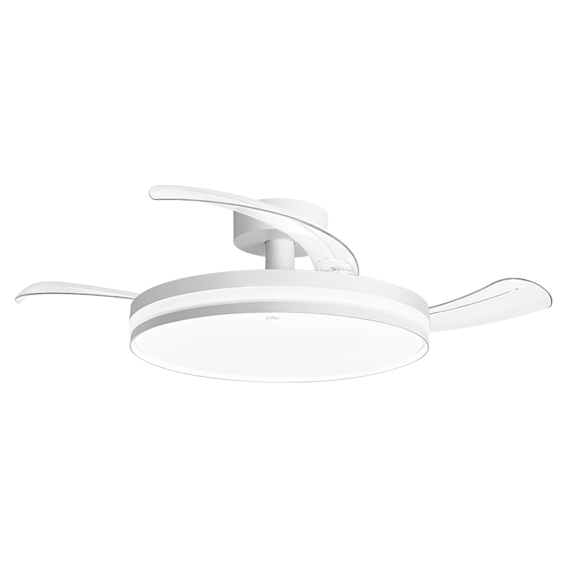 雷士照明全光谱短杆护眼风扇隐形吊扇静音客厅餐厅卧室一级能效66