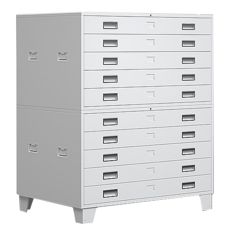 繁哲思图纸柜双节1000*700*1200mm台