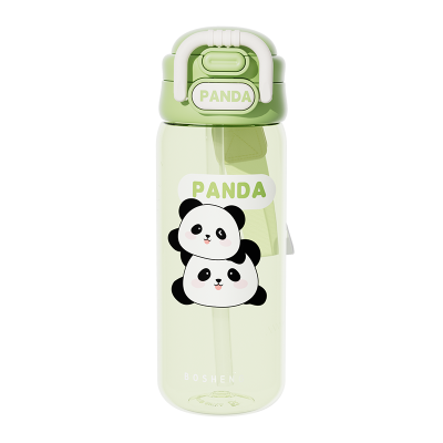 Tritan儿童水杯上学专用吸管杯女高颜值夏季便携双饮学生杯子2025新款