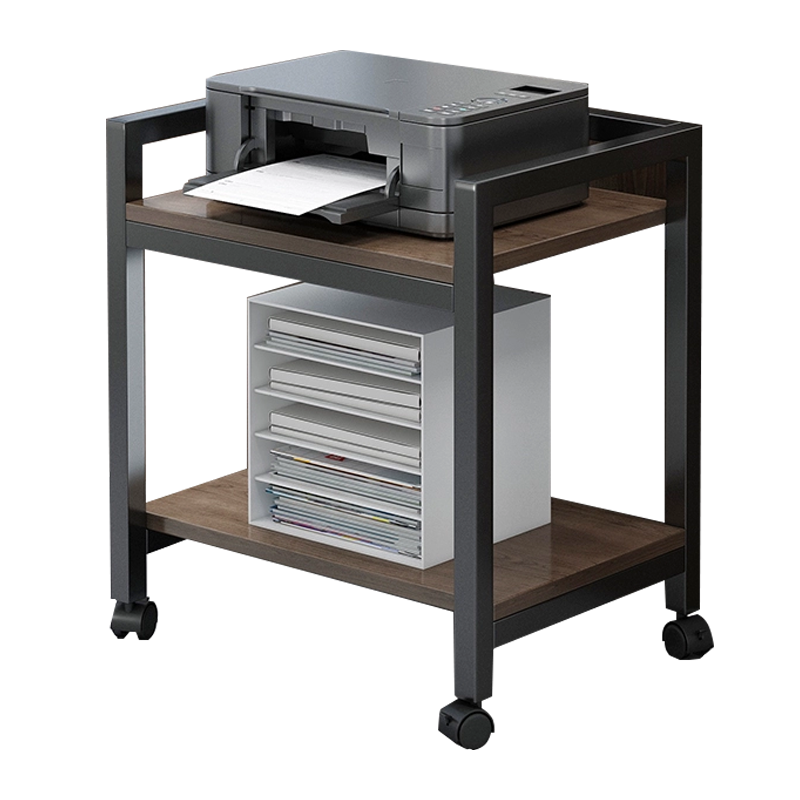 班龙打印机架带轮2层台