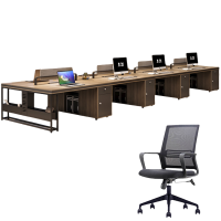 烁恒职员桌八人位+8椅套