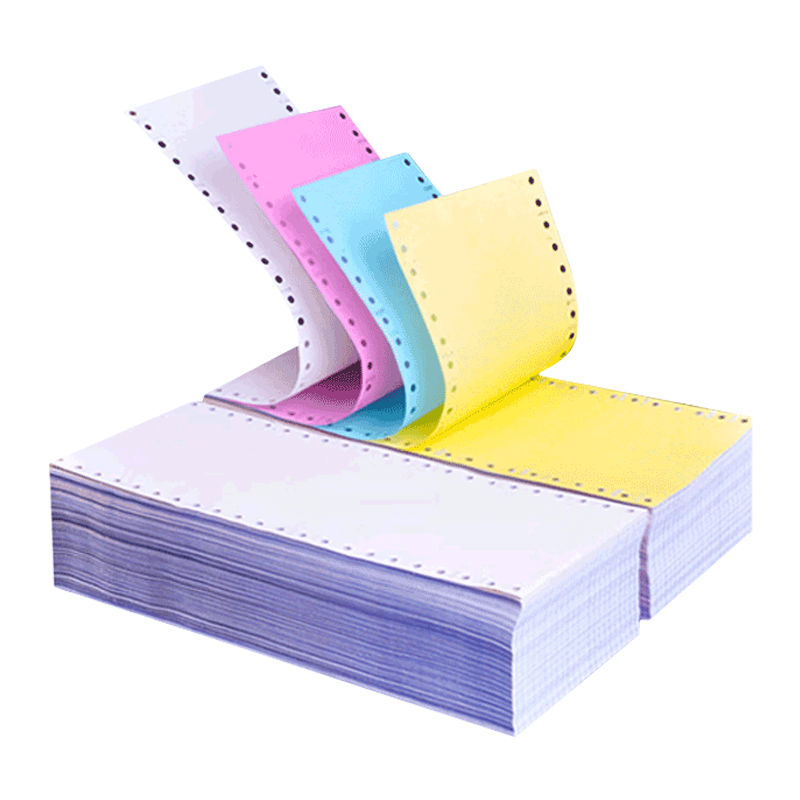 章楷 打印纸 120四联二等分 彩 箱