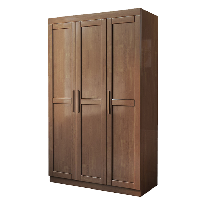 班龙衣柜120*56*196cm胡桃色台