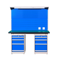 怡卓欧操作台2.1米双四抽+背网张