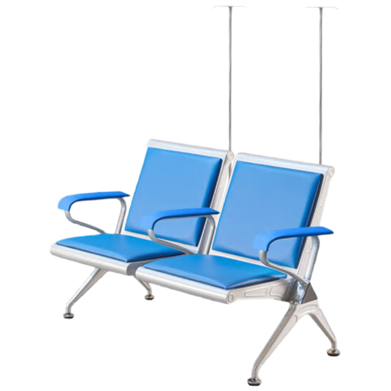 锦北 点滴椅诊所卫生室连排吊针椅医院大厅候诊椅诊用输液椅两人位有垫