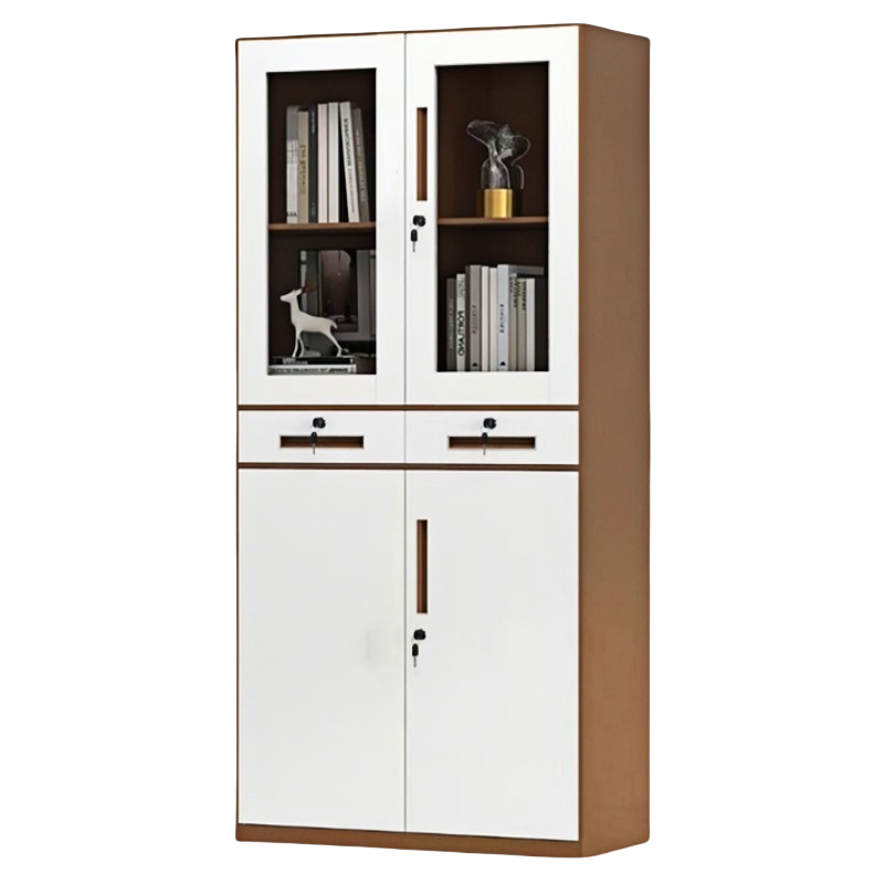 珂洋 备品柜 咖套白中二斗90*40*185cm 台