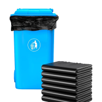 圣承启 黑色垃圾袋 平口 包