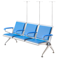 锦北 点滴椅诊所卫生室连排吊针椅医院大厅候诊椅诊用输液椅三人位有垫