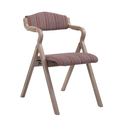 蕃蒂折叠椅条纹把