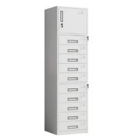 攸形钢制多斗柜440*390*1800mm台