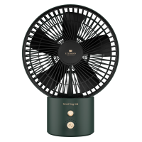 卡蛙桌面迷你充电风扇摇头usb循环扇办公室台式小型便携风扇