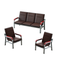 班龙排椅沙发组合1+1+3棕色套