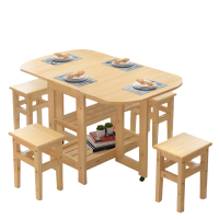 铭思达折叠餐桌一桌四椅1.2米套