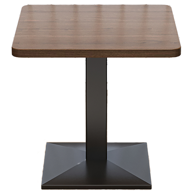 班龙洽谈桌60*60*75cm胡桃色张