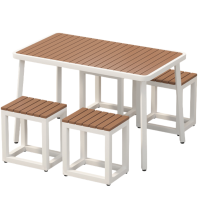烁恒 户外桌椅 一桌四凳125cm 套