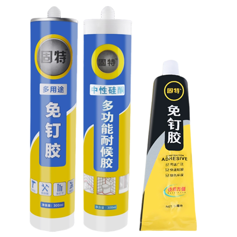 固特 透明色 免钉胶 24支/组(单位:组)