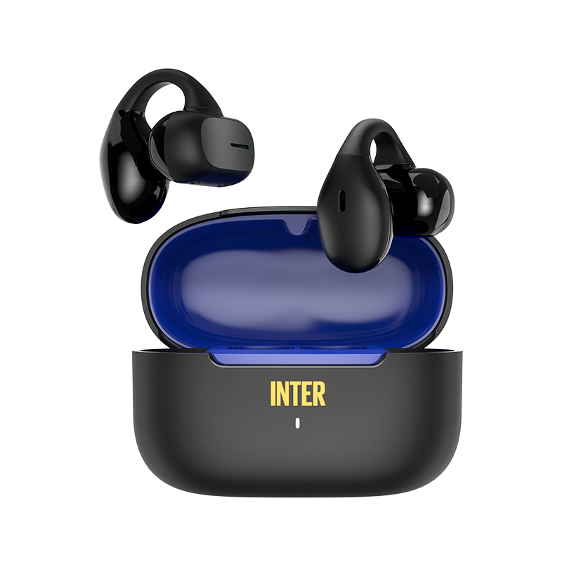 FCIM国际米兰Openpods骨传导蓝牙耳机开放式无线夹耳式不入耳挂耳式运动游戏通话降噪适用华为安卓通用