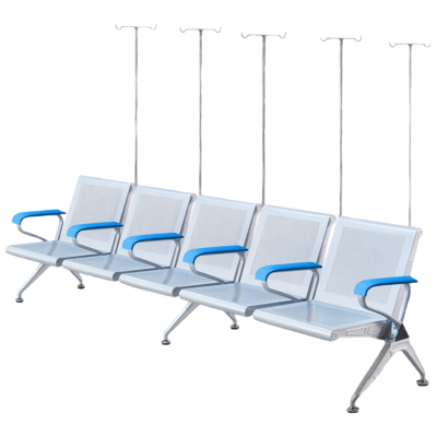 锦北 点滴椅诊所卫生室连排吊针椅医院大厅候诊椅诊用输液椅五人位无垫