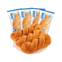 爆浆酸奶大软麻花 4根共400g 面包整箱单独小包装早餐网红小零食小吃休闲食品