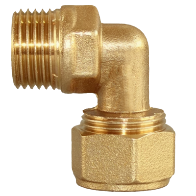 云型巨 铝塑管外丝弯头 铝塑管水管接头太阳能暖气片配件 25*1寸 个