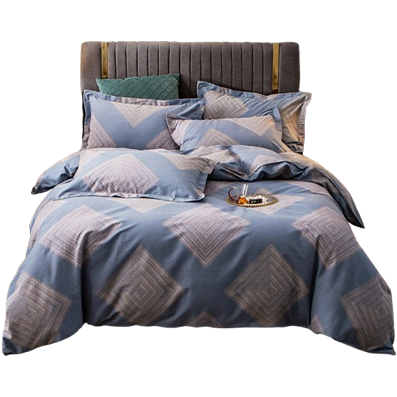 昕蓝梦 全棉磨毛四件套 220*240cm 套