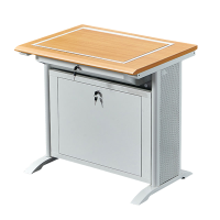 宜掌柜 电脑翻转桌 单人位 张