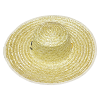 铁平 包边防晒草帽 直径42cm 顶