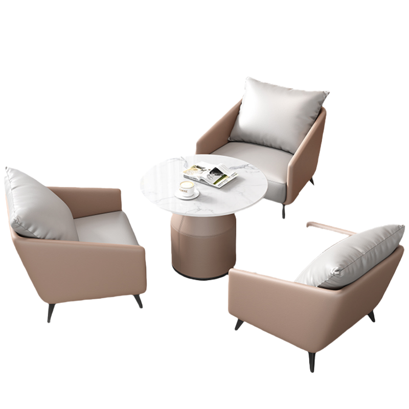 依韵珂办公沙发一桌三椅68*74*70cm套