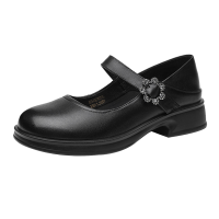 奥康女鞋时尚休闲舒适百搭玛丽珍皮鞋牛皮透气简约浅口通勤单鞋