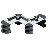 烁恒 职员工位 四人位 套