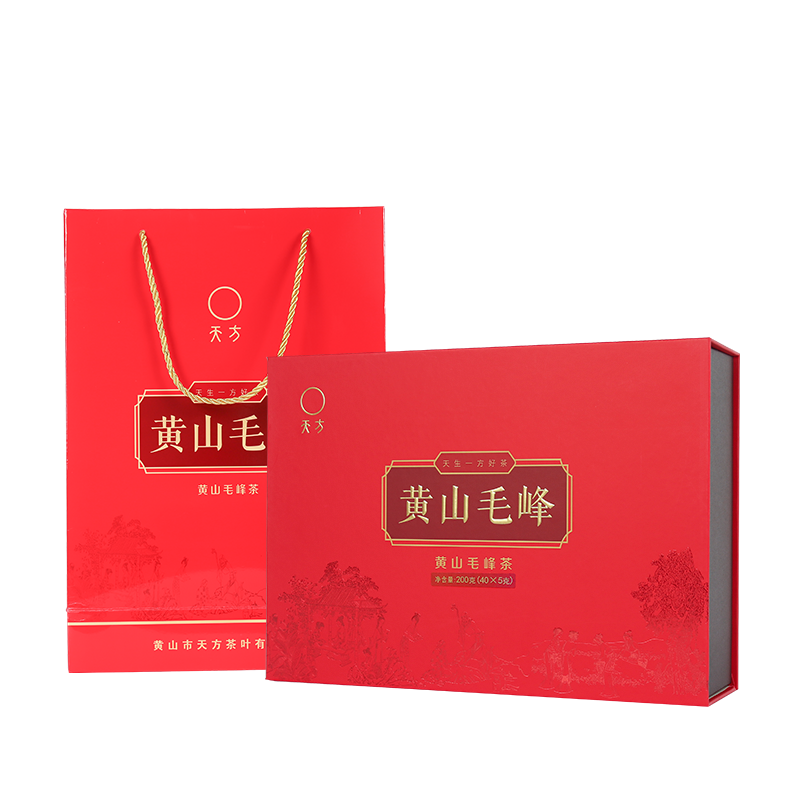 [中华特色]池州馆 2025年春茶新茶天方茶叶黄山毛峰绿茶 200g/盒 礼盒装 雨前高山浓香耐泡型毛峰 华东