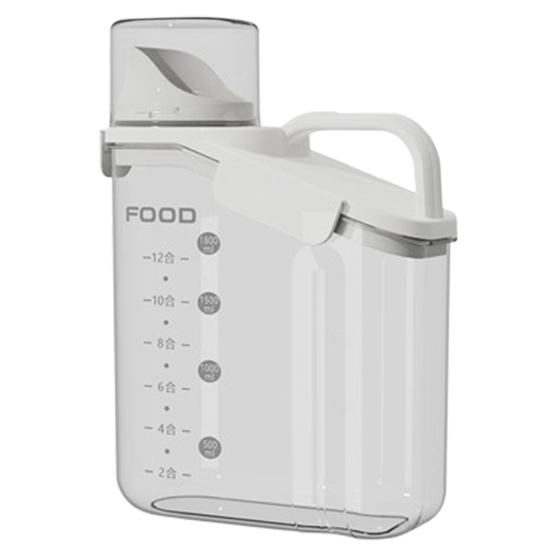 时光旧巷密封罐五谷杂粮厨房储物罐透明零食塑料罐粗粮谷物收纳罐