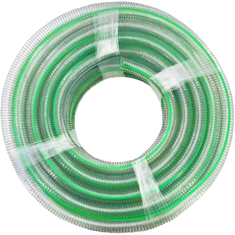 象头 PVC无味钢丝管增强软管 塑料钢丝软管 1寸 25mm 50米1束/捆