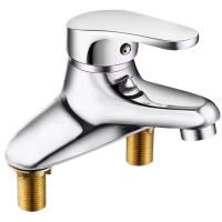 历途科技 洗手池面盆水龙头 双孔 个