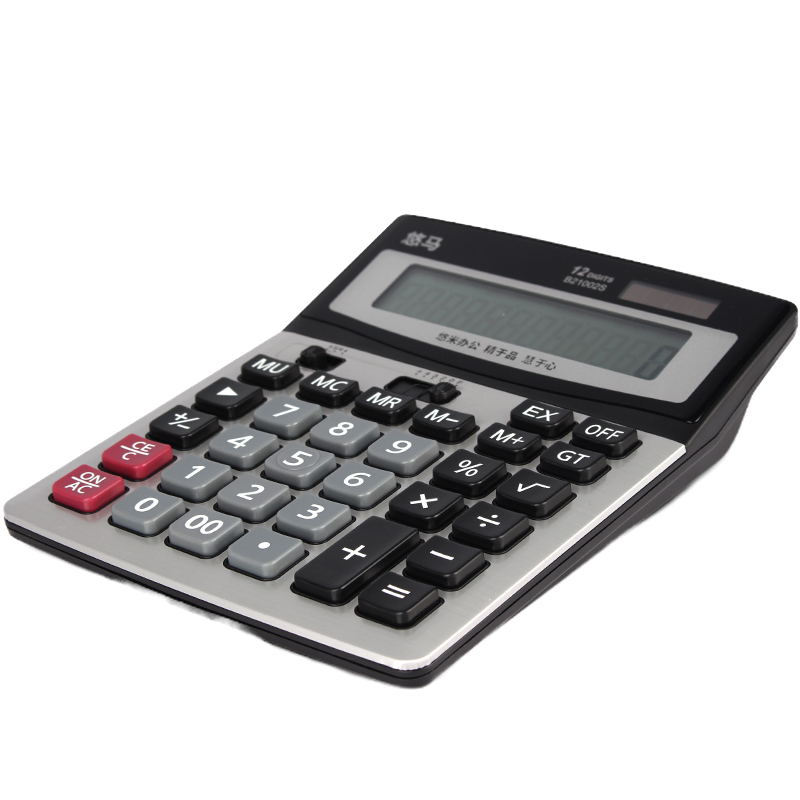 悠米 B21002S 多功能桌面计算器12位 单个装