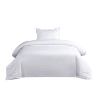 [疆不凡]60支纯棉三件套 白色1.2米床 套