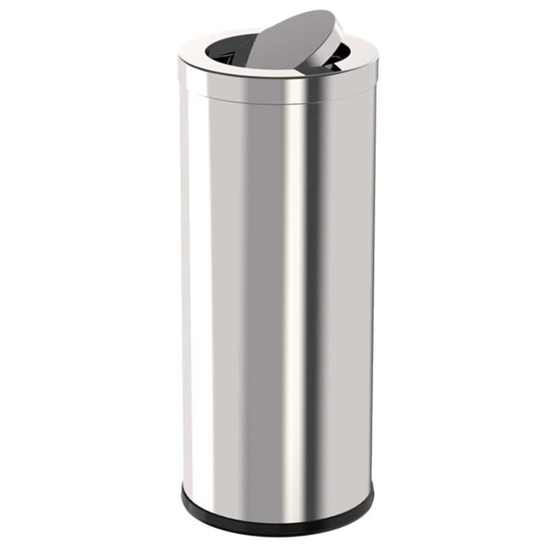 [疆不凡] 翻盖垃圾桶38*75cm 个