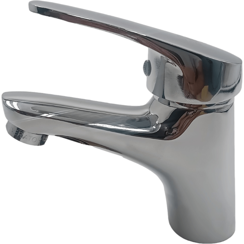 蔚珺铜赛洛单孔面盆冷热水龙头通用型个