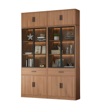 蕃蒂书柜1.6米含顶柜套