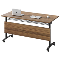 锦北 折叠桌培训桌办公桌可移动拼接会议桌双人长条桌 1600*500*750