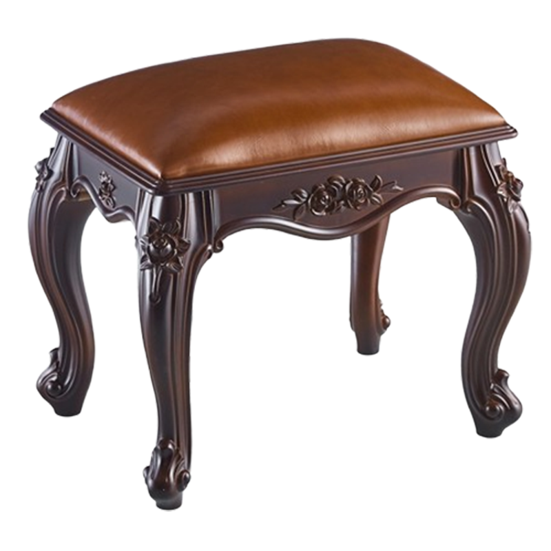 邦可臣古筝钢琴凳单人欧式梳妆台凳子美式化妆椅中式古典家用小方凳圆凳